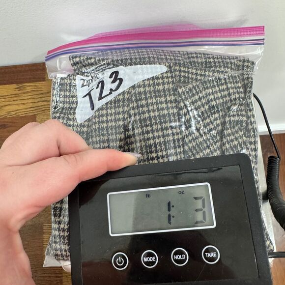 J Mclaughlin Makayla Dress XS Houndstooth Jacquard 3/4 Sleeve Collar 1/2 Zip NWT - Picture 7 of 7